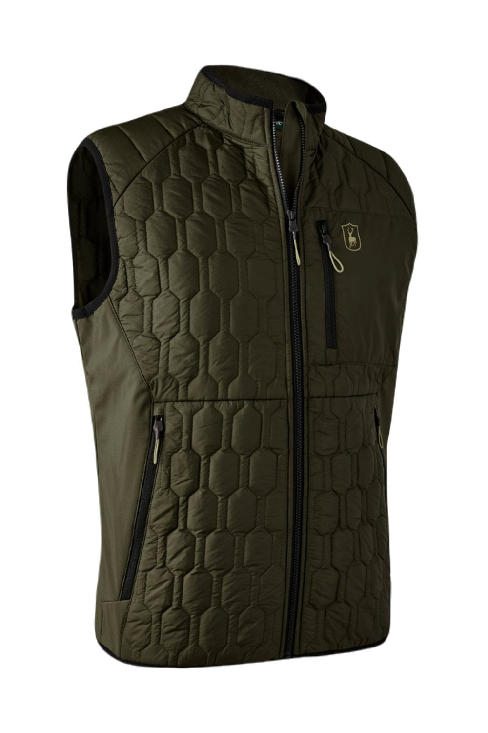 Deerhunter Mossdale Quilted Waistcoat In Forest Green 