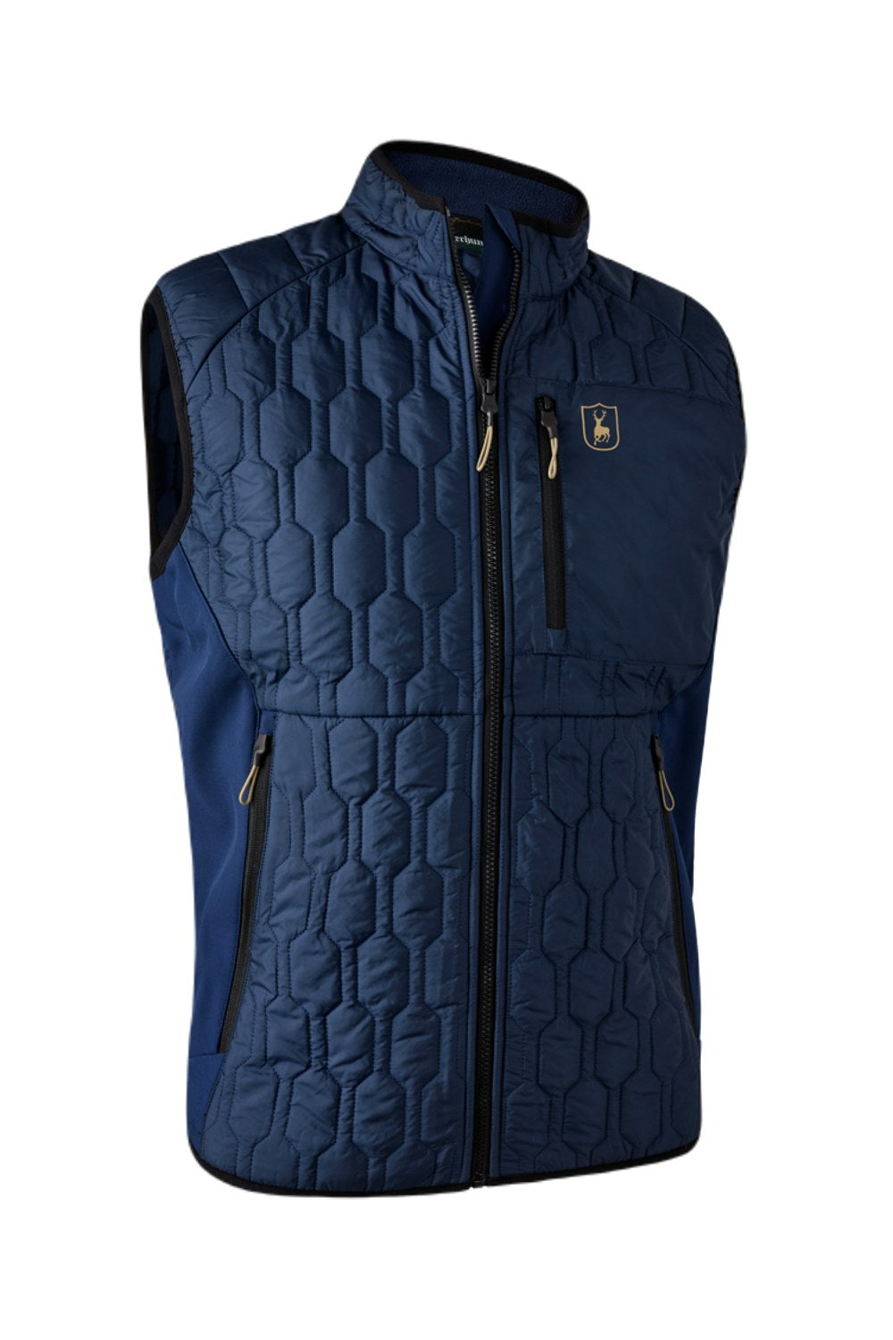 Deerhunter Mossdale Quilted Waistcoat In Dress Blues 