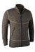 Deerhunter Norden Fleece Jacket In Brown Melange - Front #colour_brown-melange