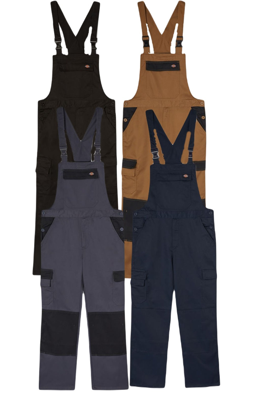 Dickies Everyday Bib and Brace in Multiple Colours