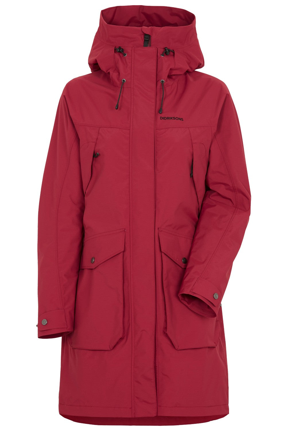Didriksons Thelma Ladies Parka 8- Ruby Red 