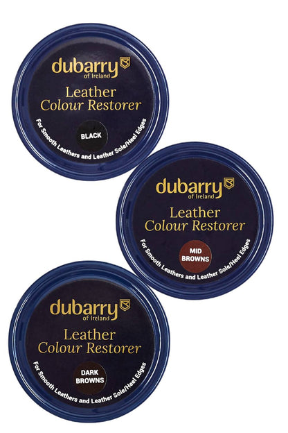 Dubarry Leather Colour Restorer In Black, Mid Browns and Dark Browns