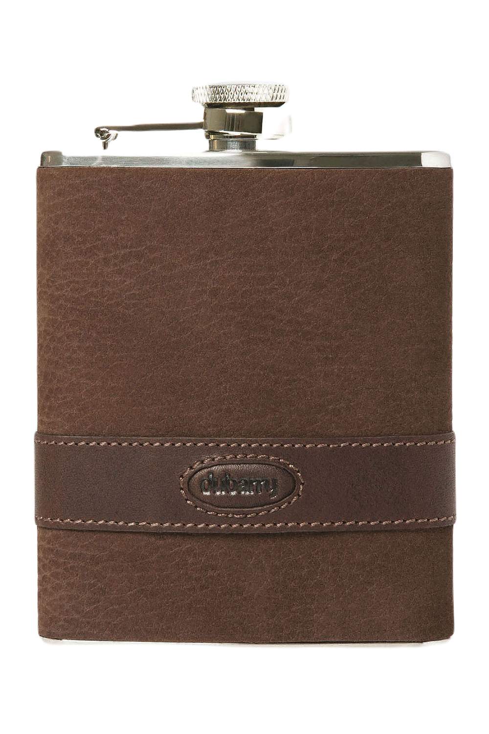 Dubarry Rugby Hipflask In Walnut