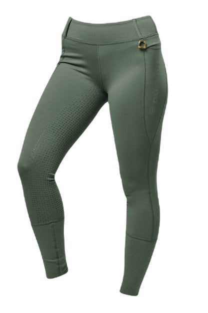 Dublin Cool It Everyday Riding Tights in Olive Green 