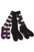 Dublin 3 Pack Socks- Purple #colour_purple-green-black