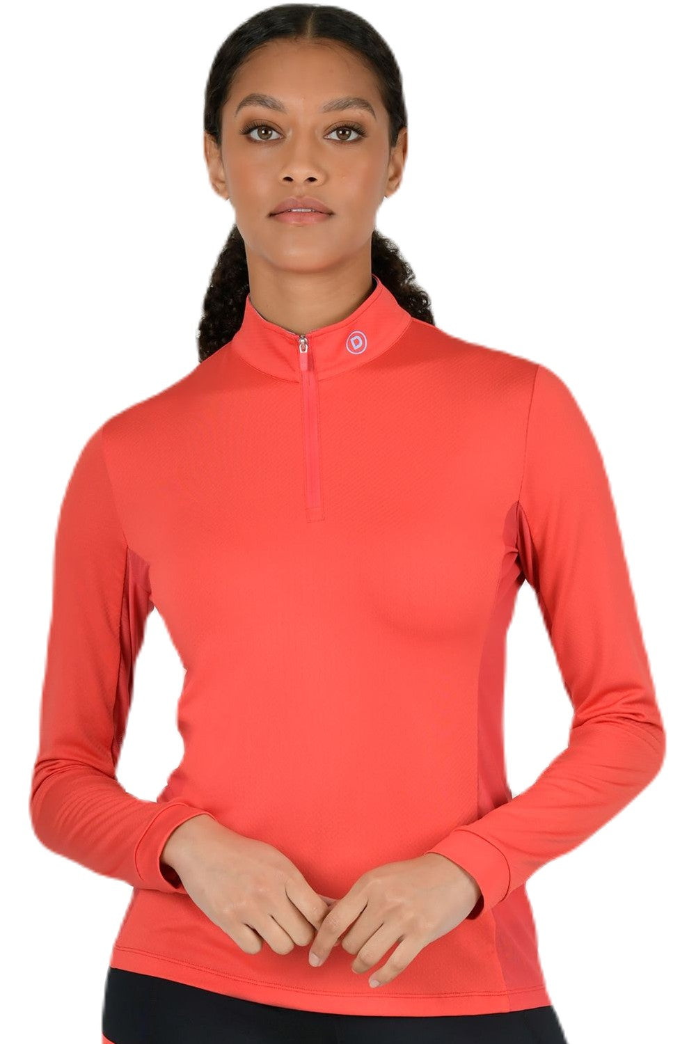 Dublin Airflow CDT Long Sleeve Tech Top In Coral 