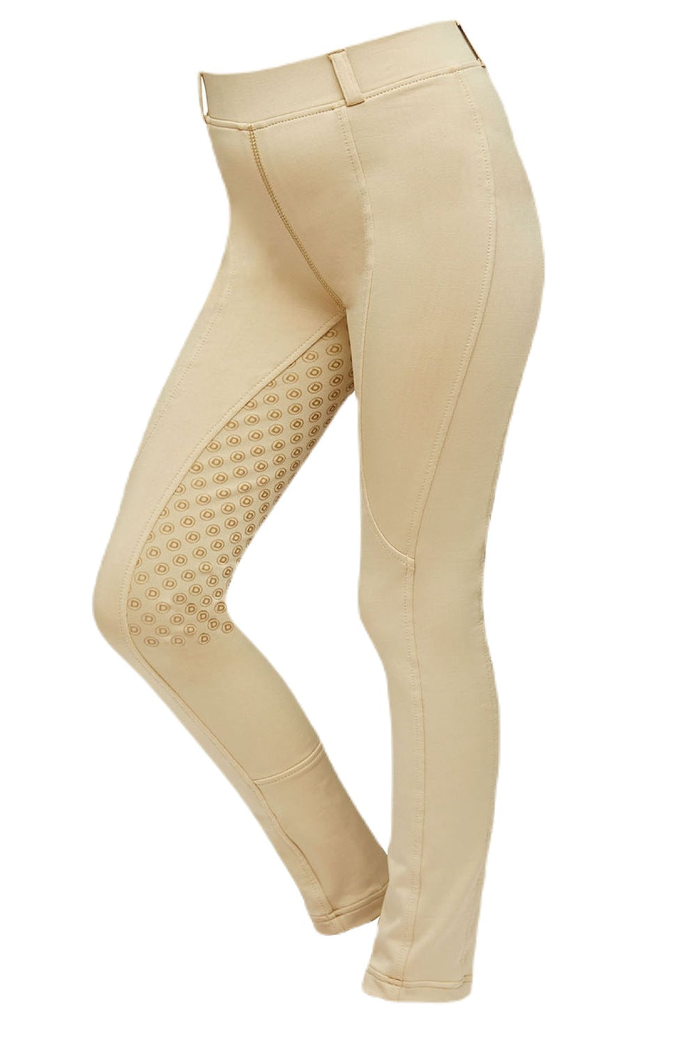 Dublin Childrens Performance Cool-It Gel Riding Tights In Beige 