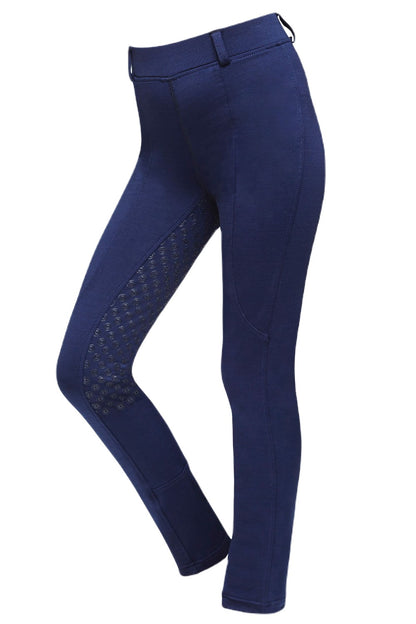 Dublin Childrens Performance Cool-It Gel Riding Tights In Navy 
