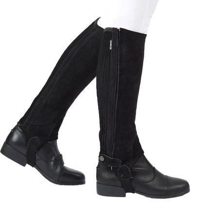 Dublin Suede Half Chaps II | Two Colours In Black 
