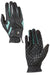 Dublin Cool-It Gel Riding Gloves In Black/Teal #colour_black-teal