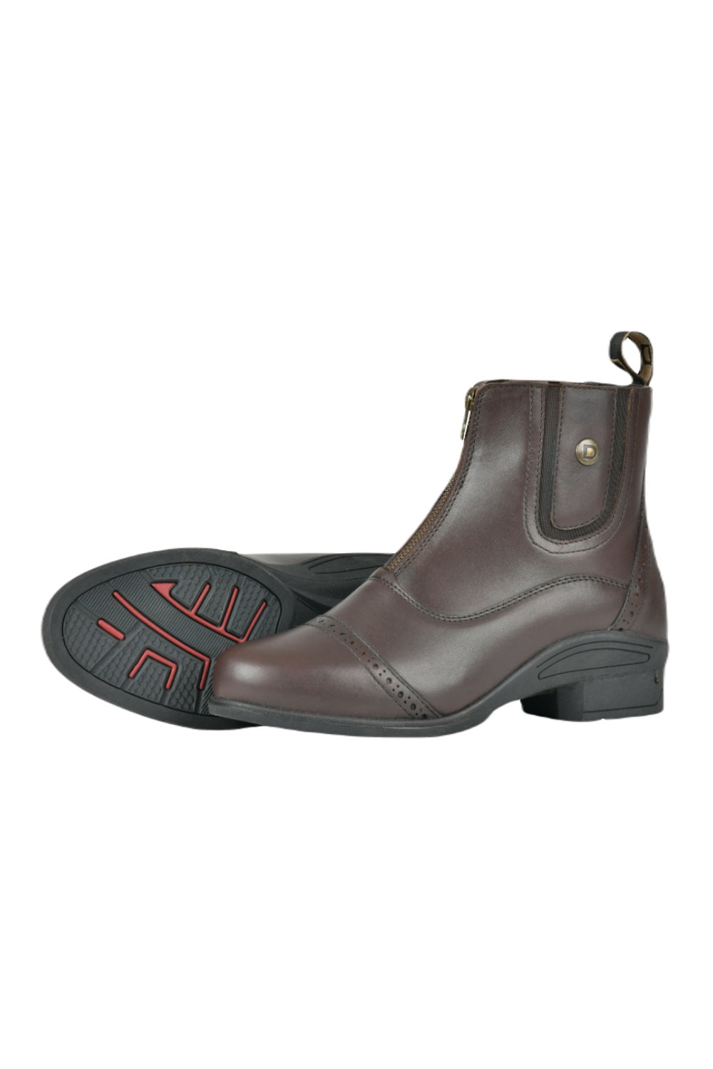 Dublin Eminence Insulated Zip Paddock Boots In Brown 