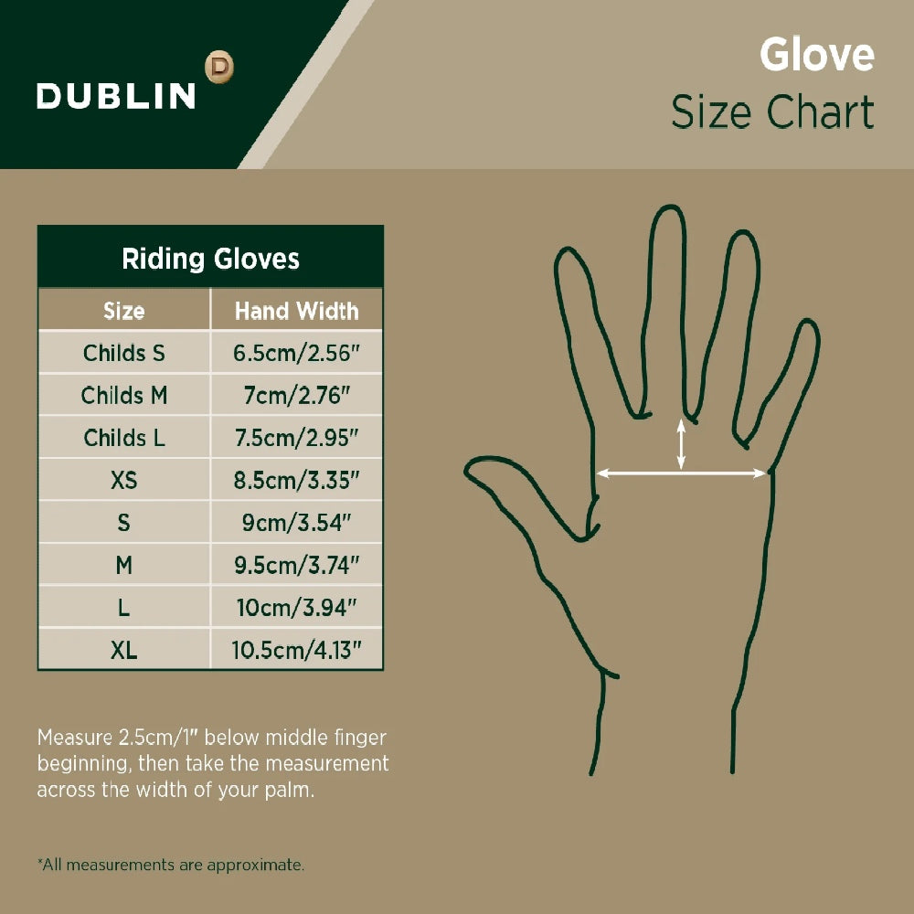 Dublin Gloves Size Guide
