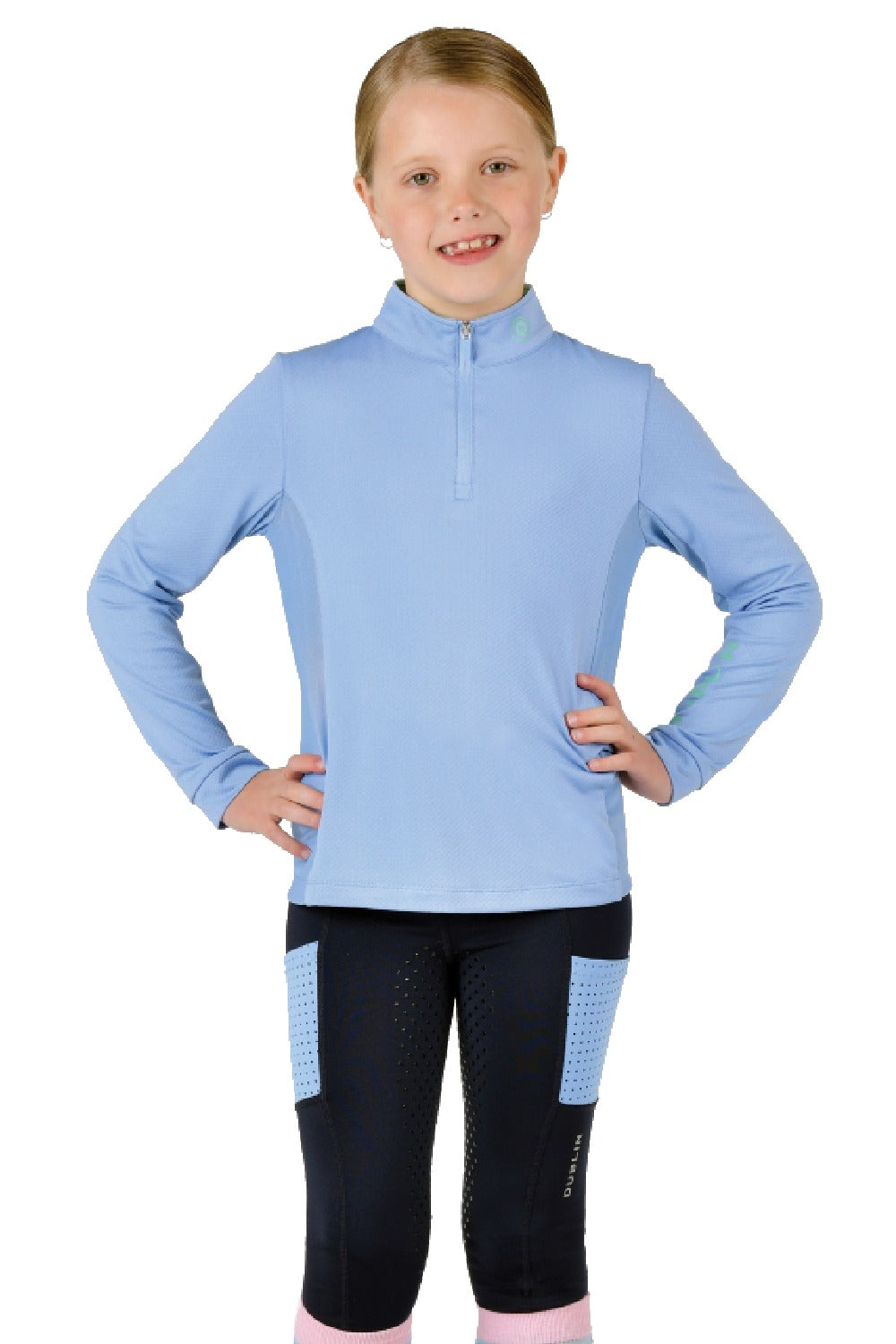 Dublin Kids Airflow CDT Long Sleeve Tech Top in Bluebell 