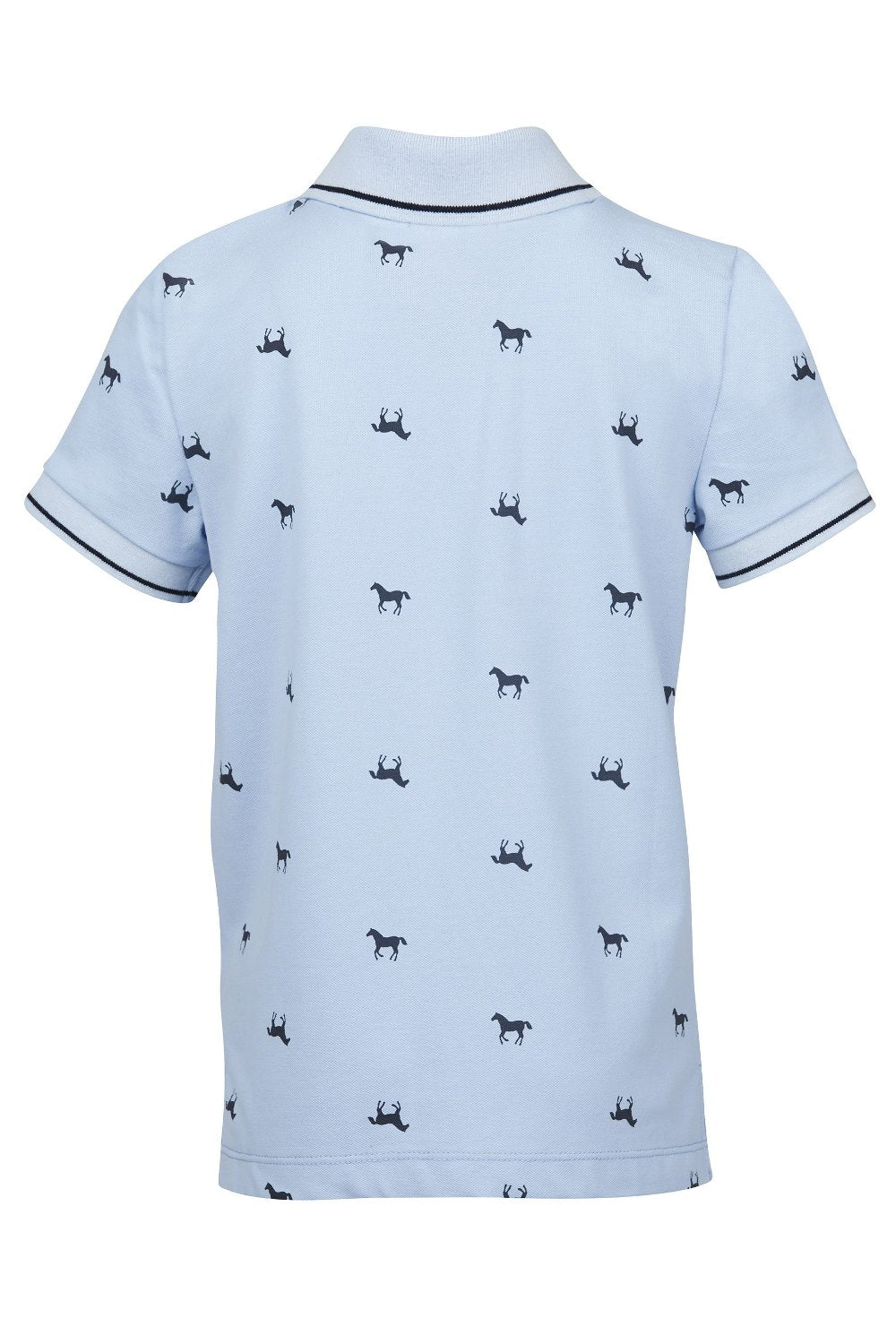 Dublin Kids Elyse Short Sleeve Polo in Bluebell 