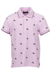 Dublin Kids Elyse Short Sleeve Polo in Orchid Pink #colour_orchid-pink