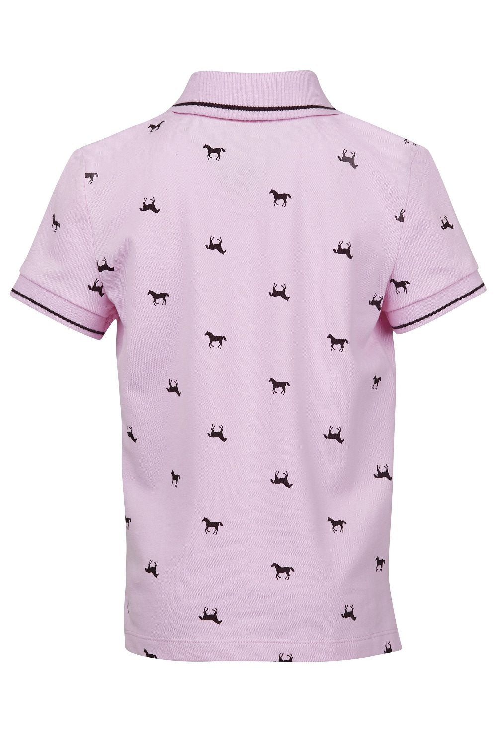 Dublin Kids Elyse Short Sleeve Polo in Orchid Pink 