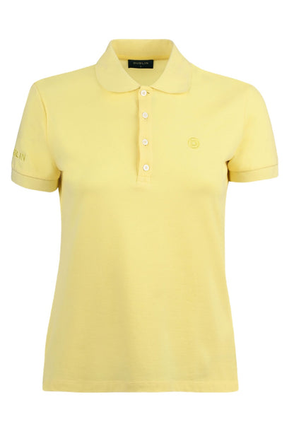 Dublin Lily Cap Sleeve Polo In Butter 