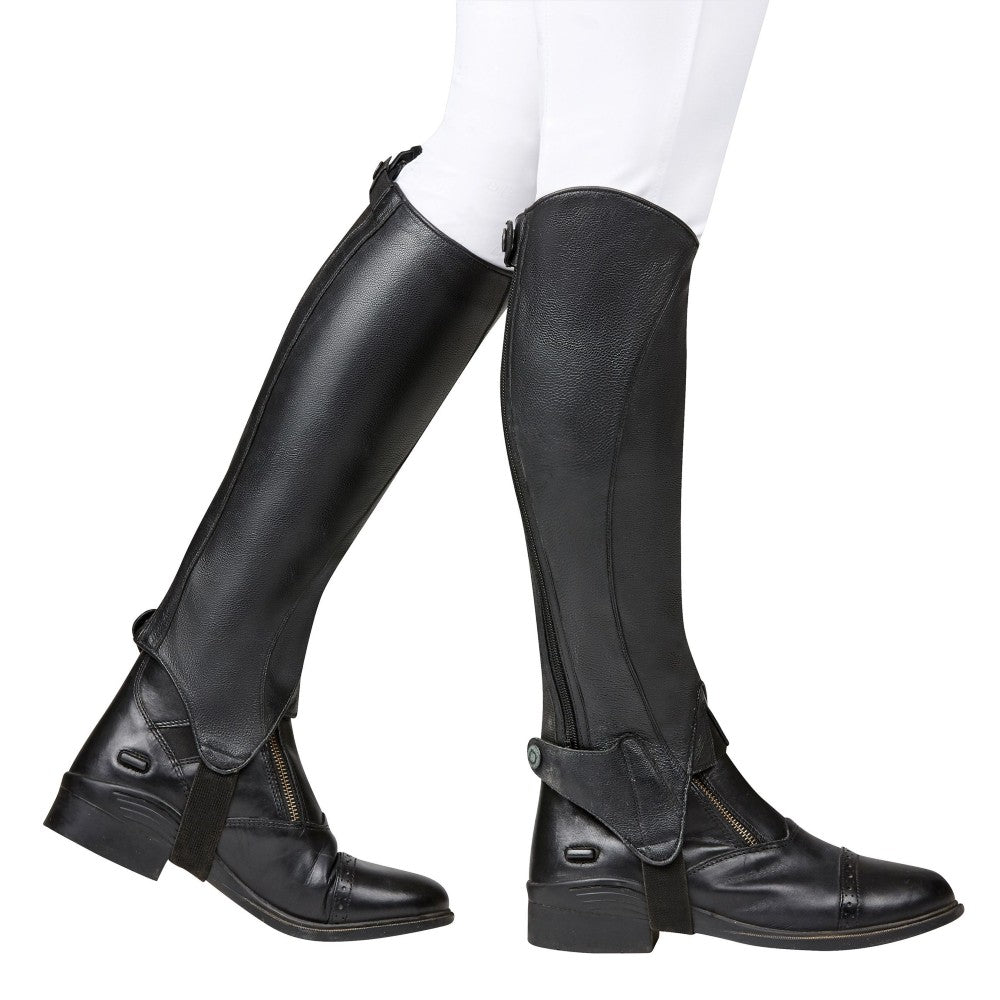 Dublin Opulent Half Chaps In Black