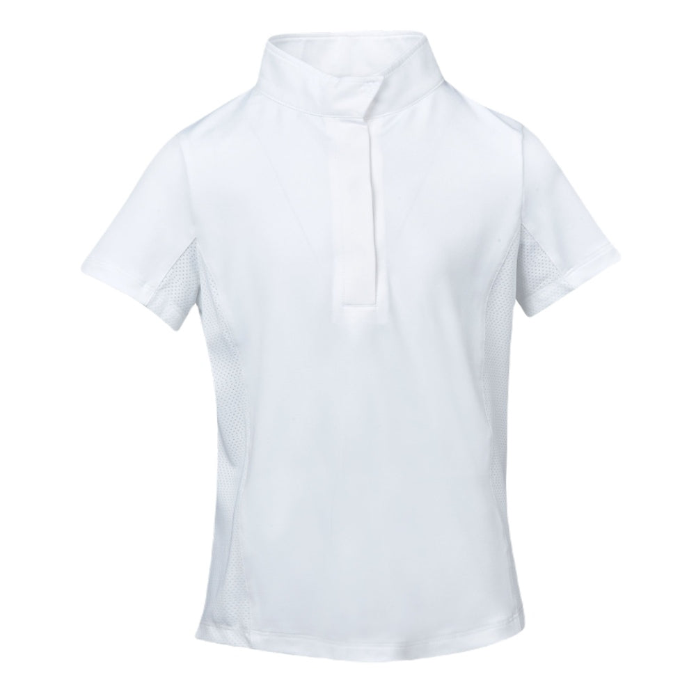 Dublin Ria Short Sleeve Competition Shirt In White 