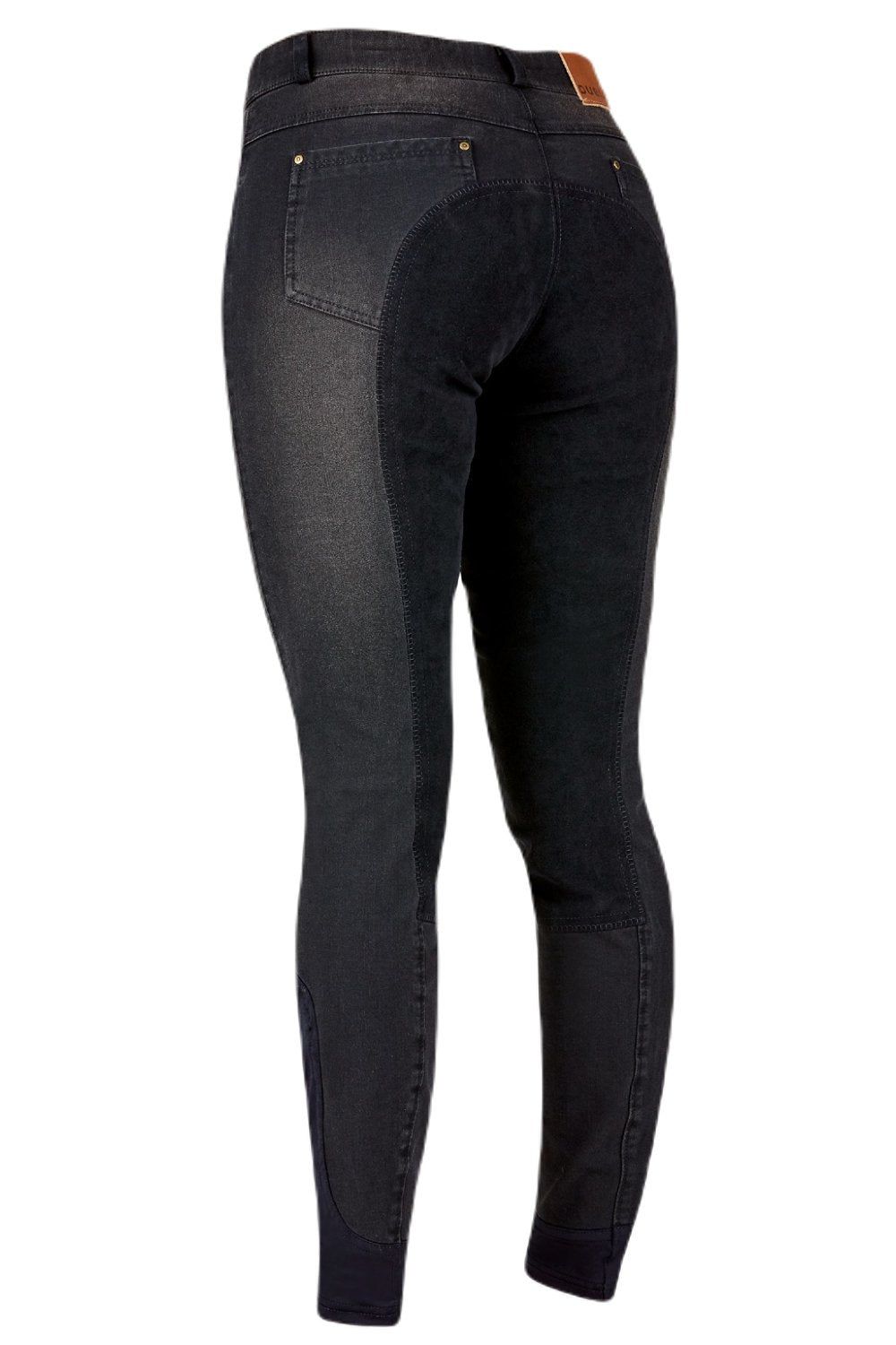 Dublin Shona Full Suede Seat Denim Breeches In Ash 