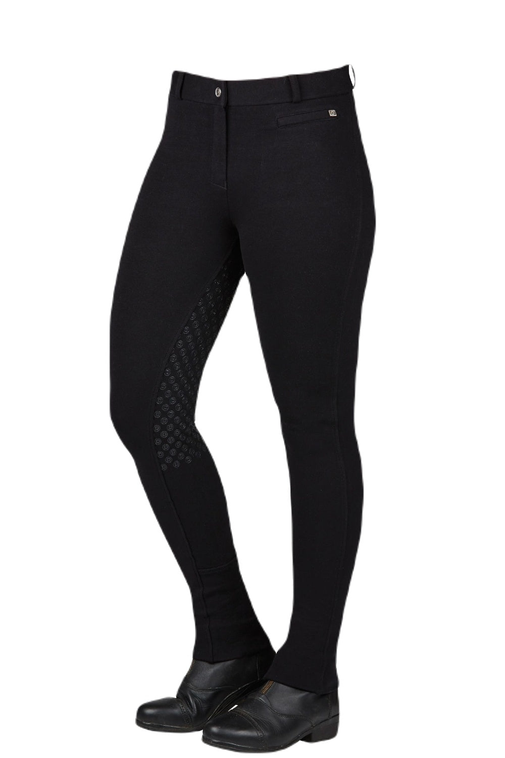 Dublin Supa-Fit Zip Up Gel Full Seat Jodhpurs In Black 