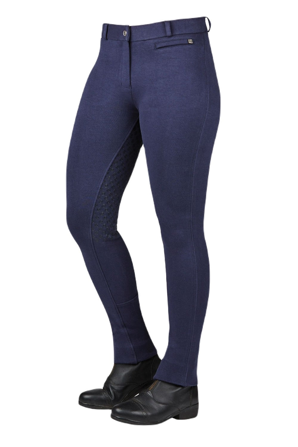 Dublin Supa-Fit Zip Up Gel Full Seat Jodhpurs In Navy 