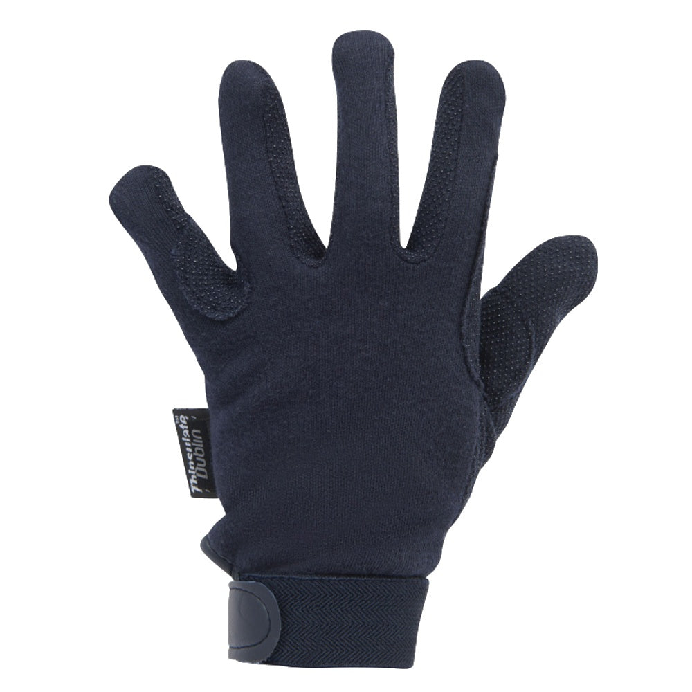 Dublin Thinsulate Winter Track Riding Gloves in Navy 