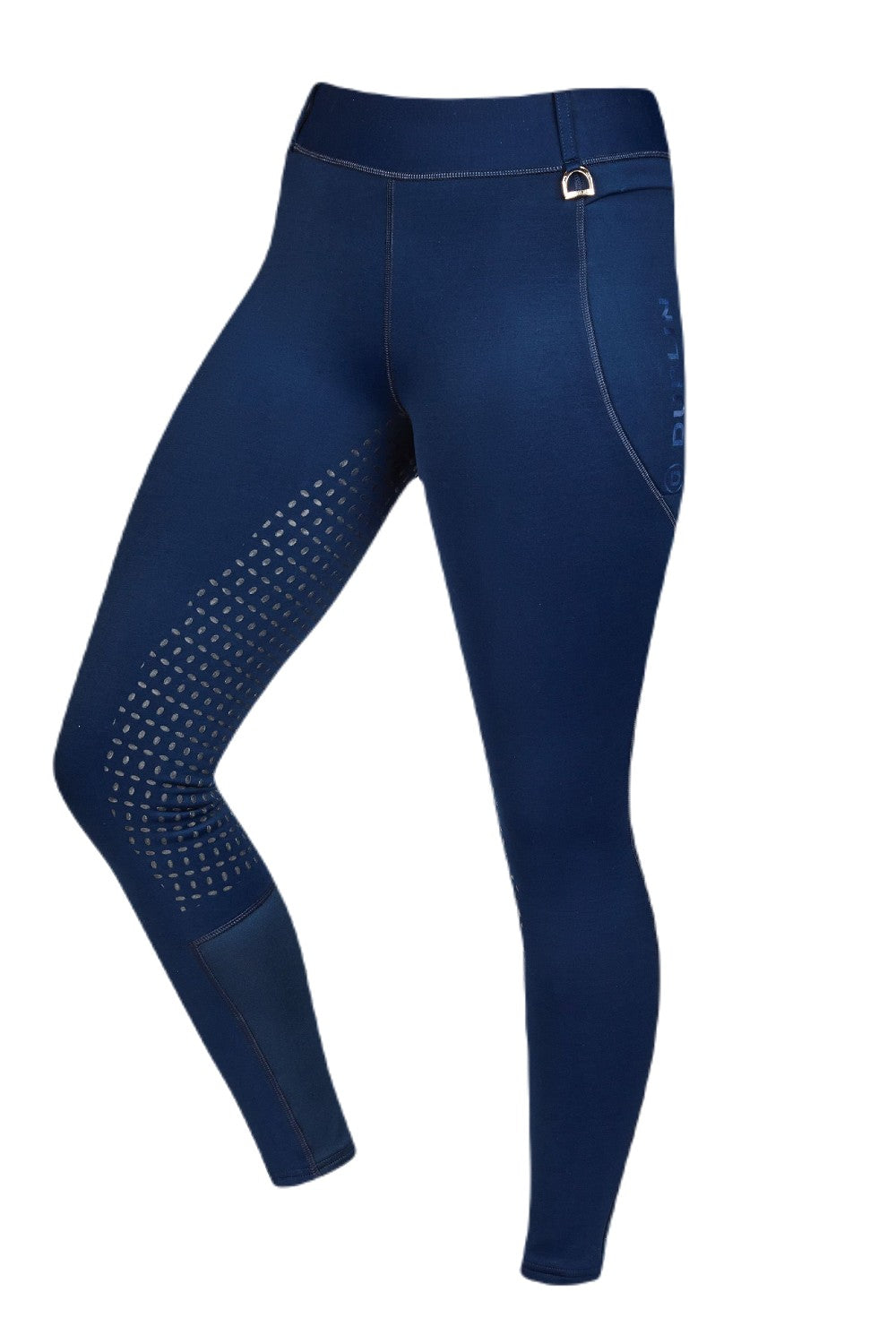 Dublin Warm It Thermodynamic Riding Tights In True Navy 