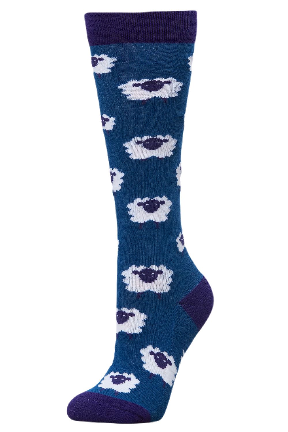 Dublin Single Pack Socks - Teal Sheep 