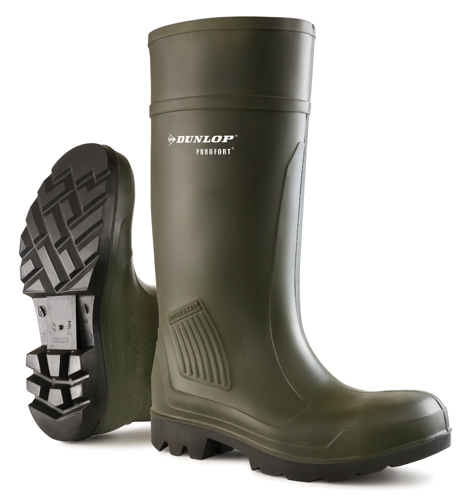 Dunlop Purofort Professional Wellingtons - Dark Green W178E