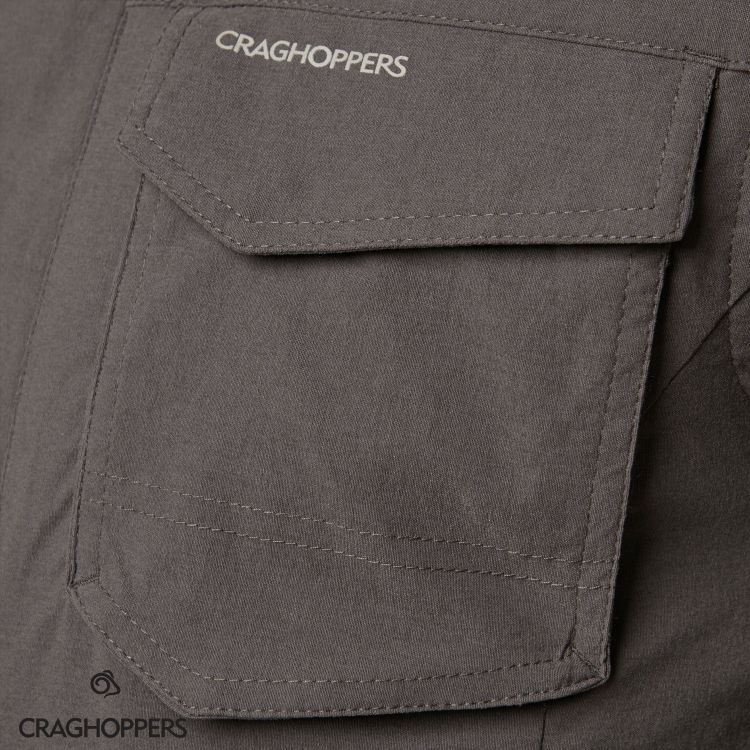 Flap covered chest pocket