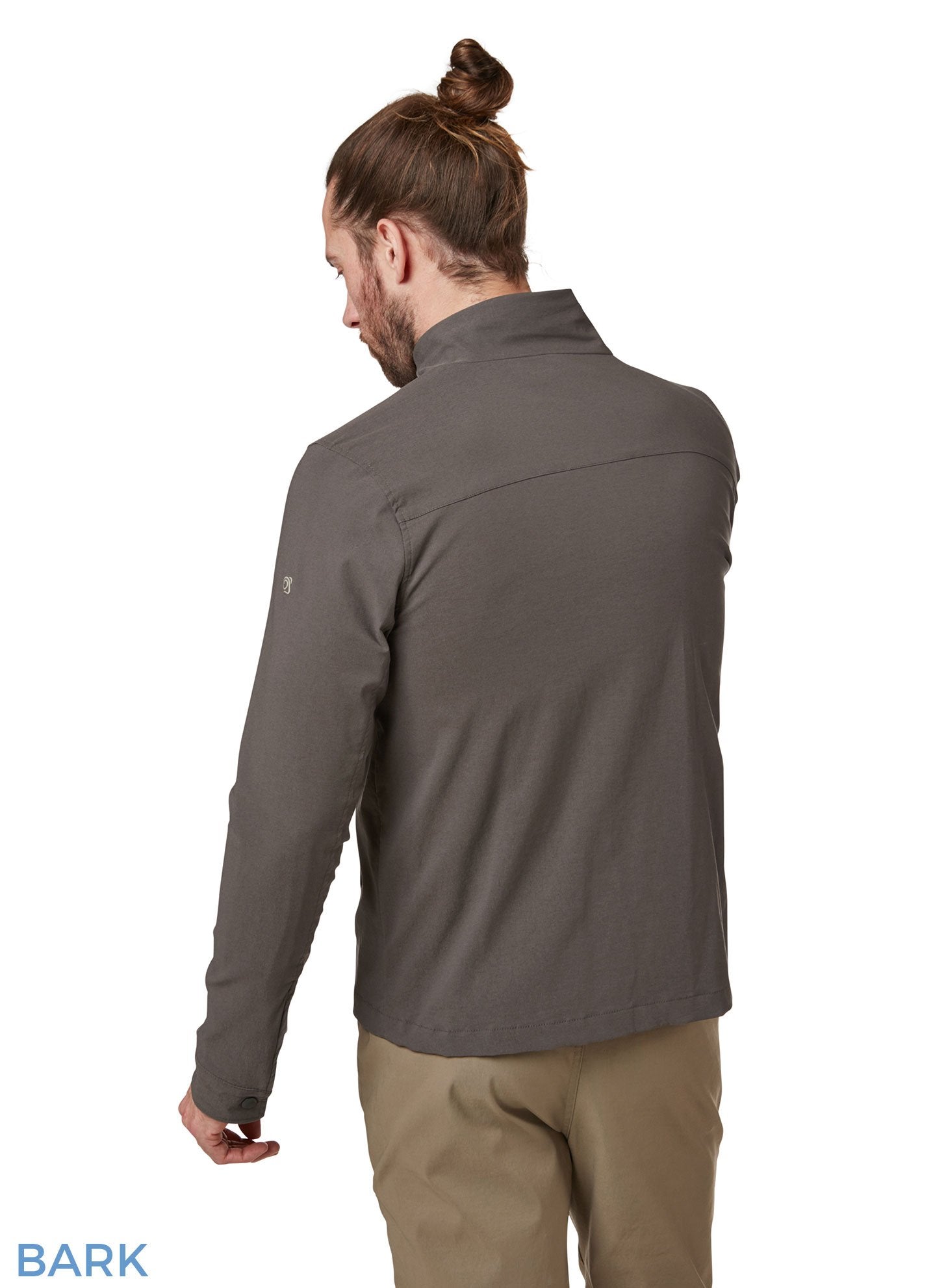 Back view Edmund Multi pocket short Travel Jacket by Craghoppers 