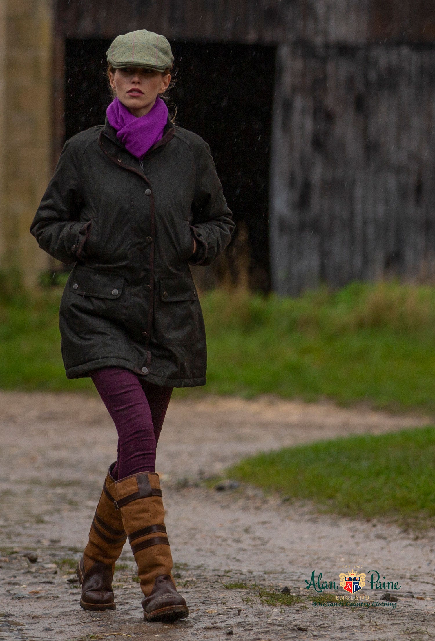 Fernley Ladies Waterproof Coat by Alan Paine 