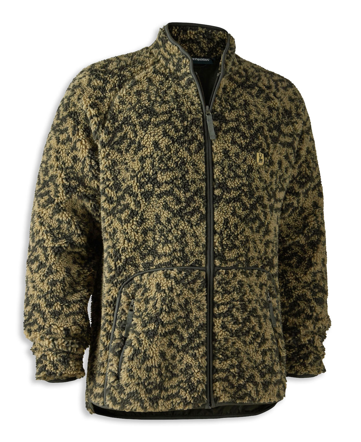 Cypress Camouflage Deerhunter Germania Fibre Pile Fleece Jacket | Lined 