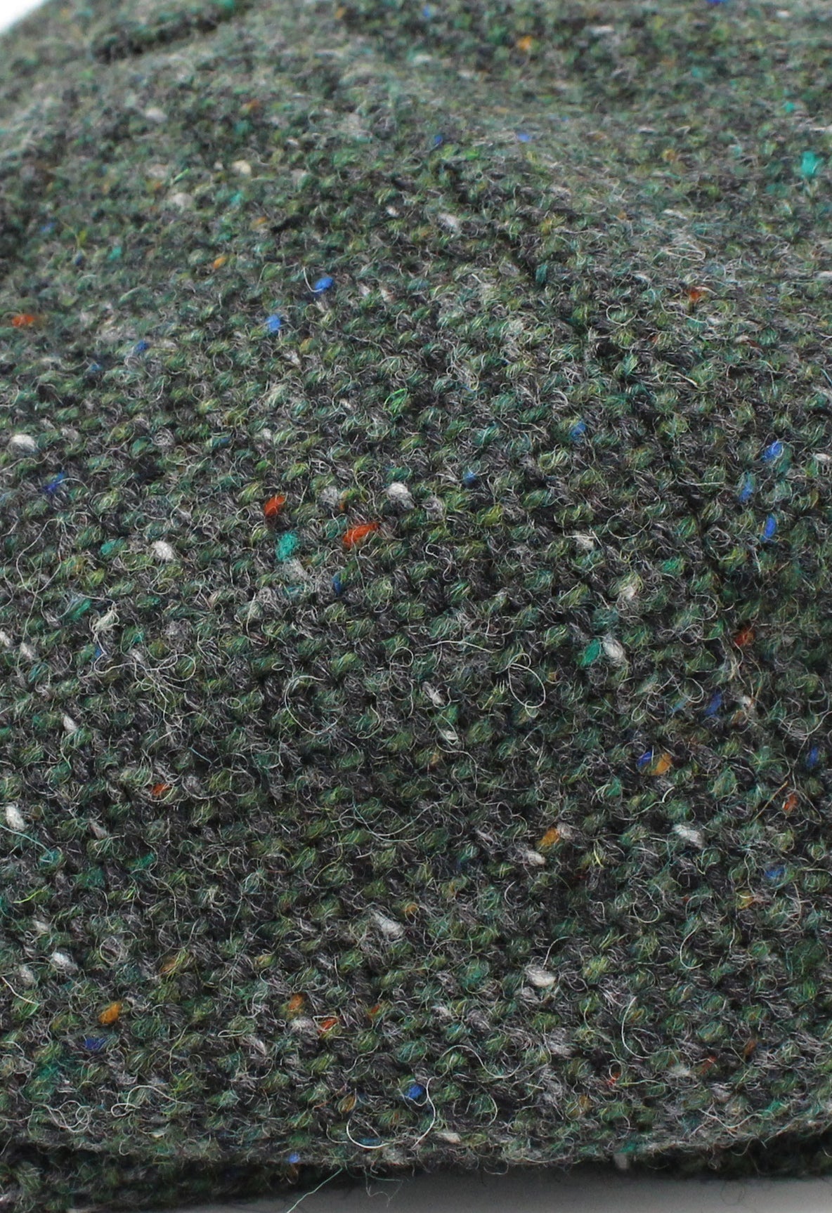 Colour; Green Salt and Pepper tweed swatch