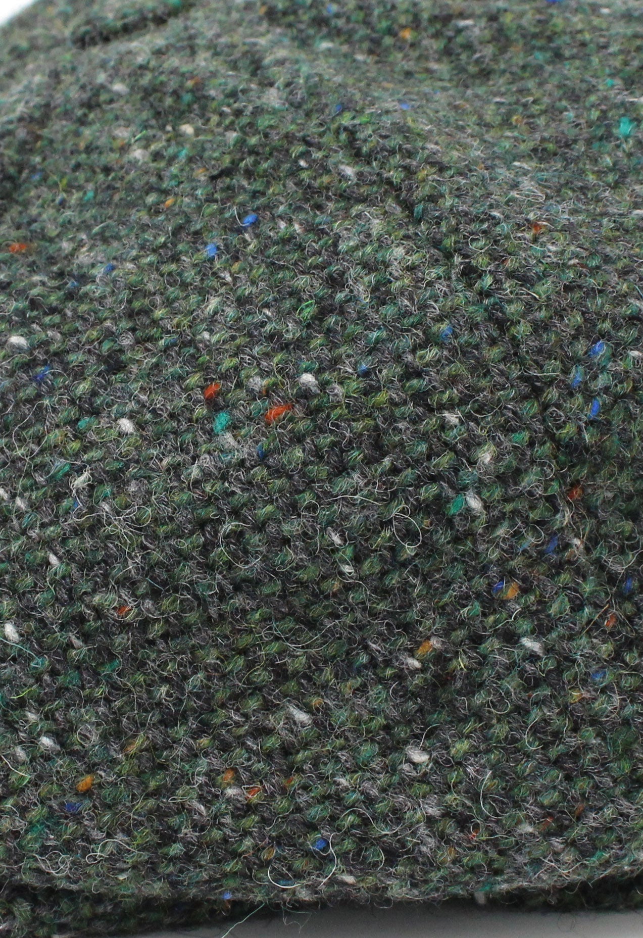 Colour; Green Salt and Pepper tweed swatch