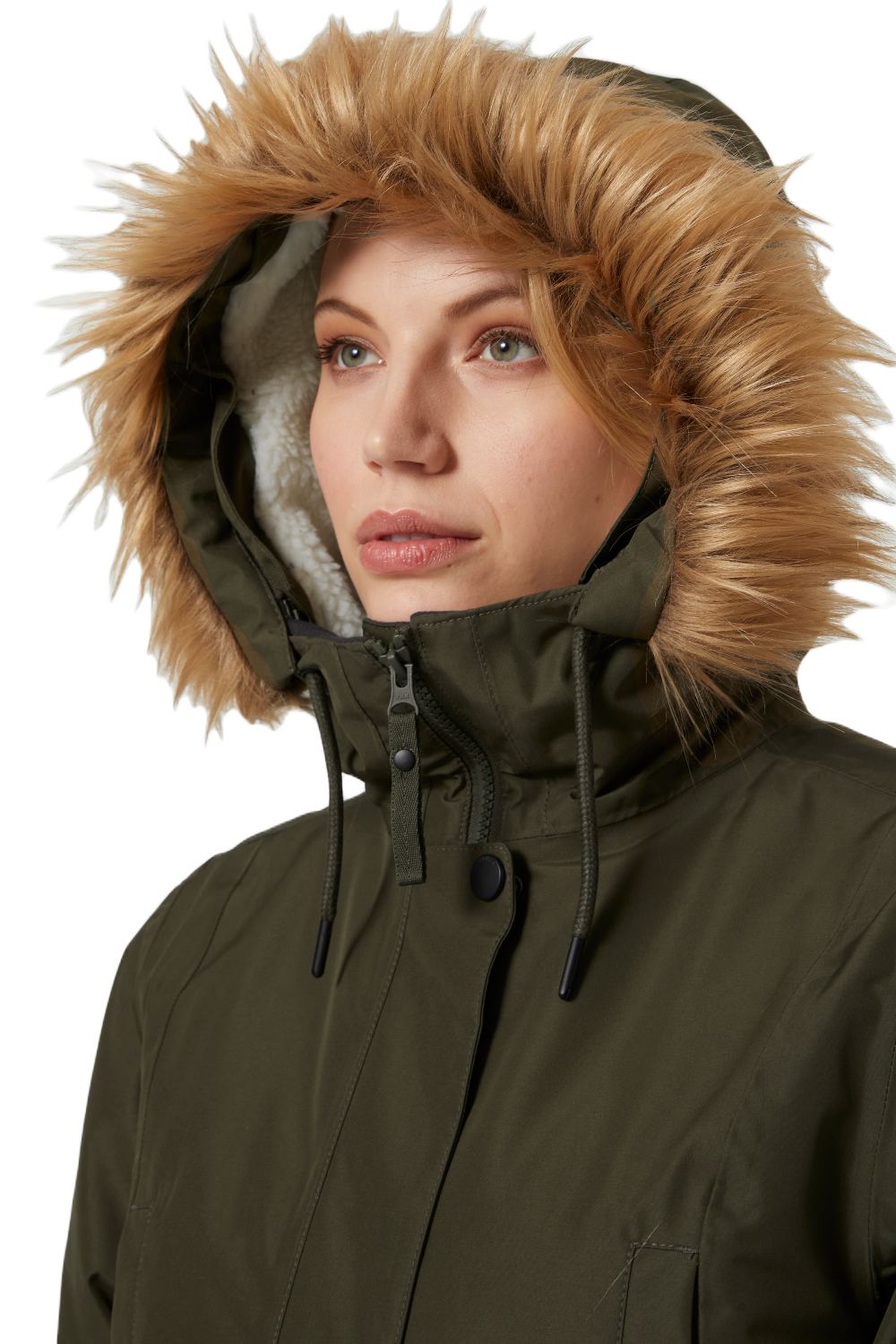 Helly Hansen Mayen Ladies Parka in Utility Green 