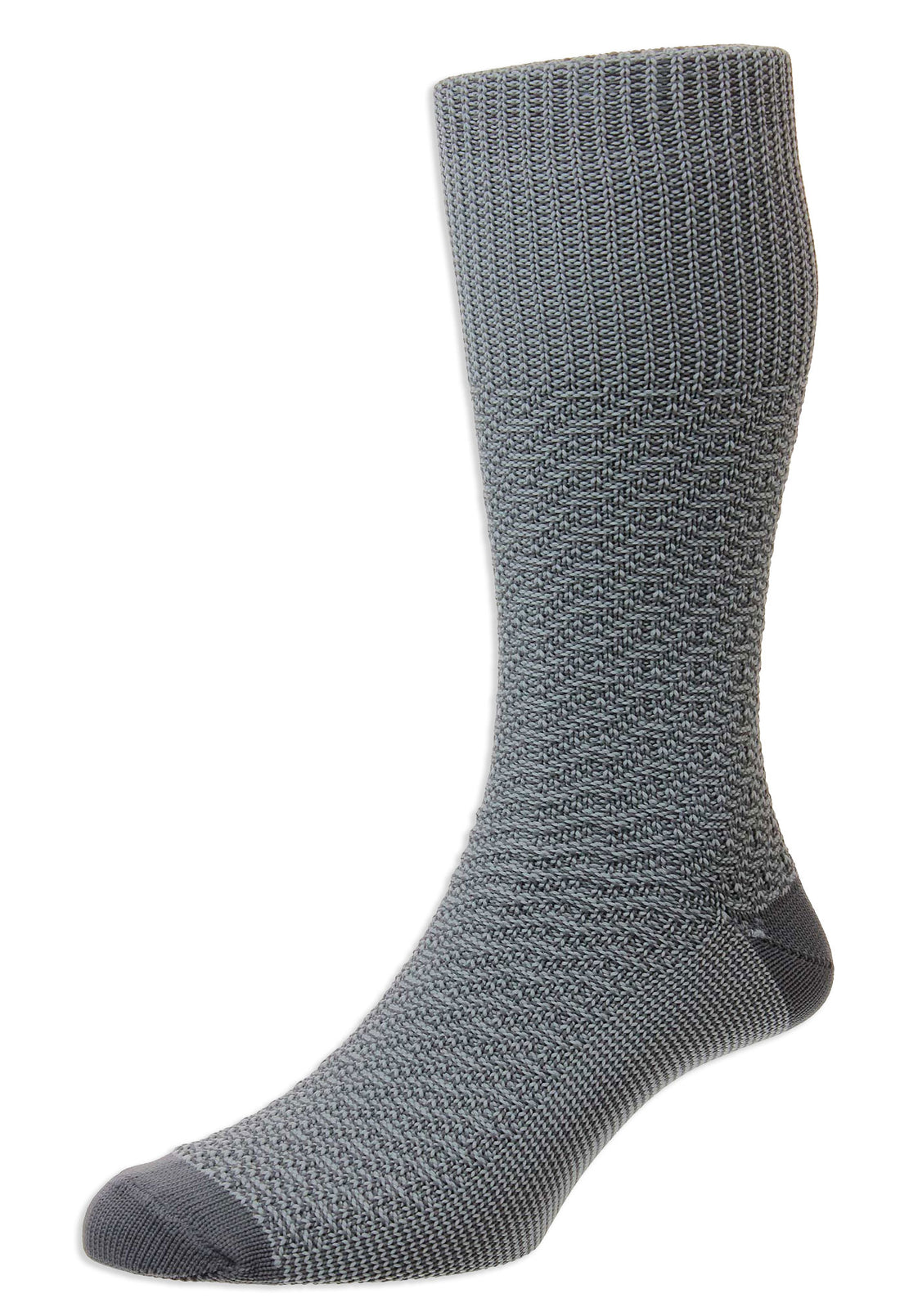 HJ Hall Indestructible Fancy Marl Work Socks Grey 
