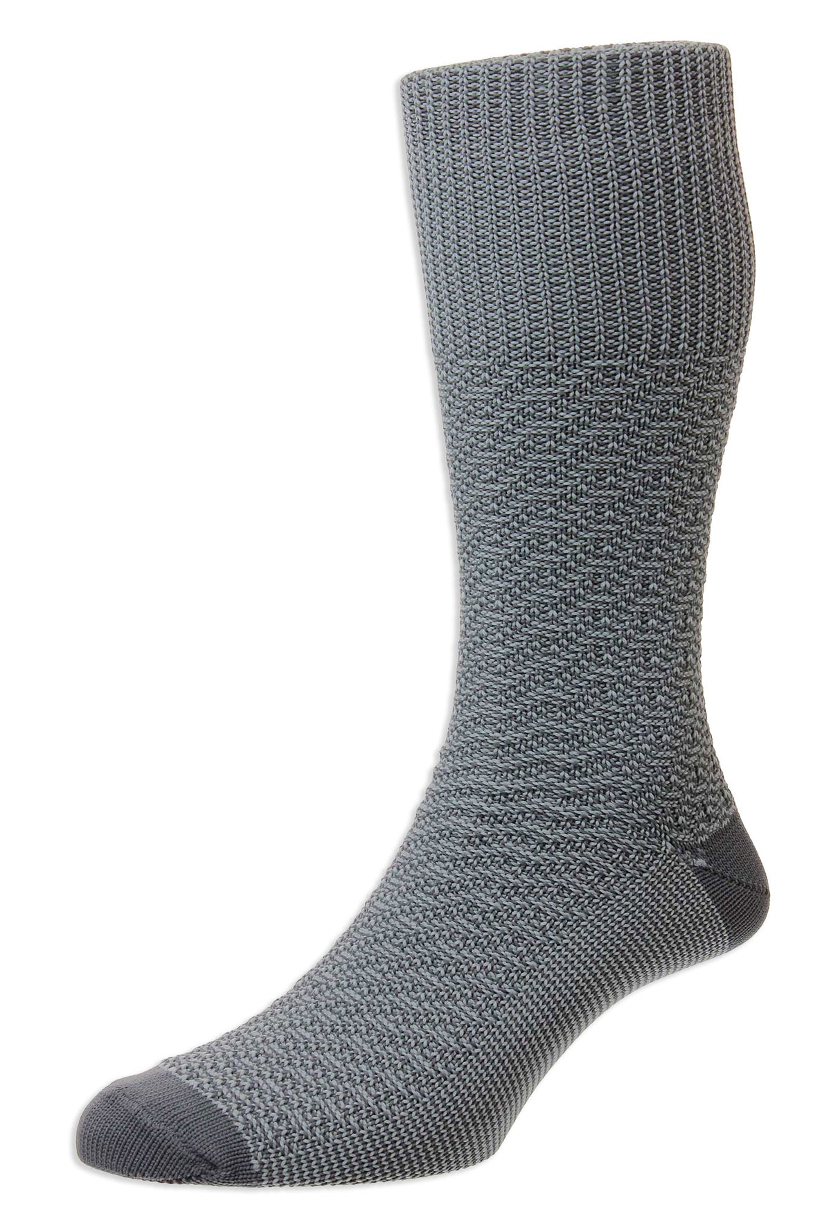 HJ Hall Indestructible Fancy Marl Work Socks Grey 
