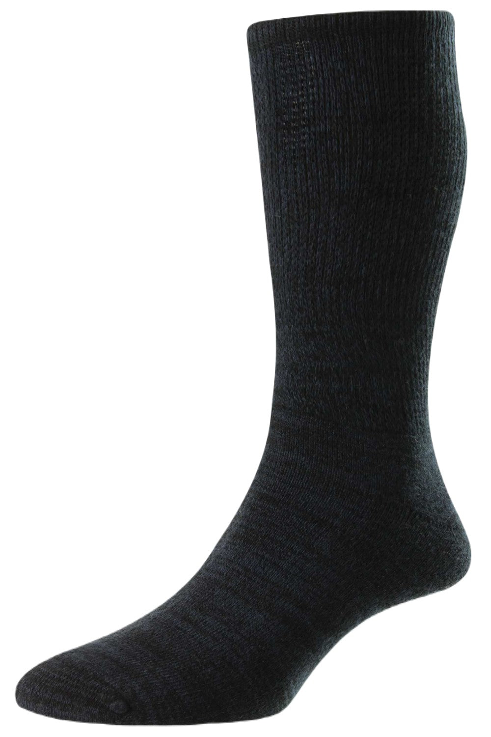 HJ Hall Lightweight Diabetic Cotton Socks in Black/Navy 