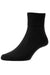 HJ Hall Diabetic Low Rise Cotton Socks in Black #colour_black