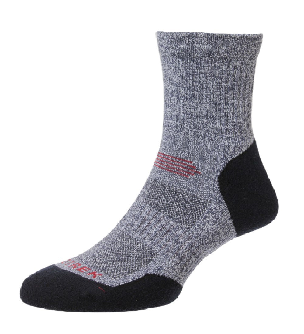 walking sock in Navy marl Protrek Coolmax 