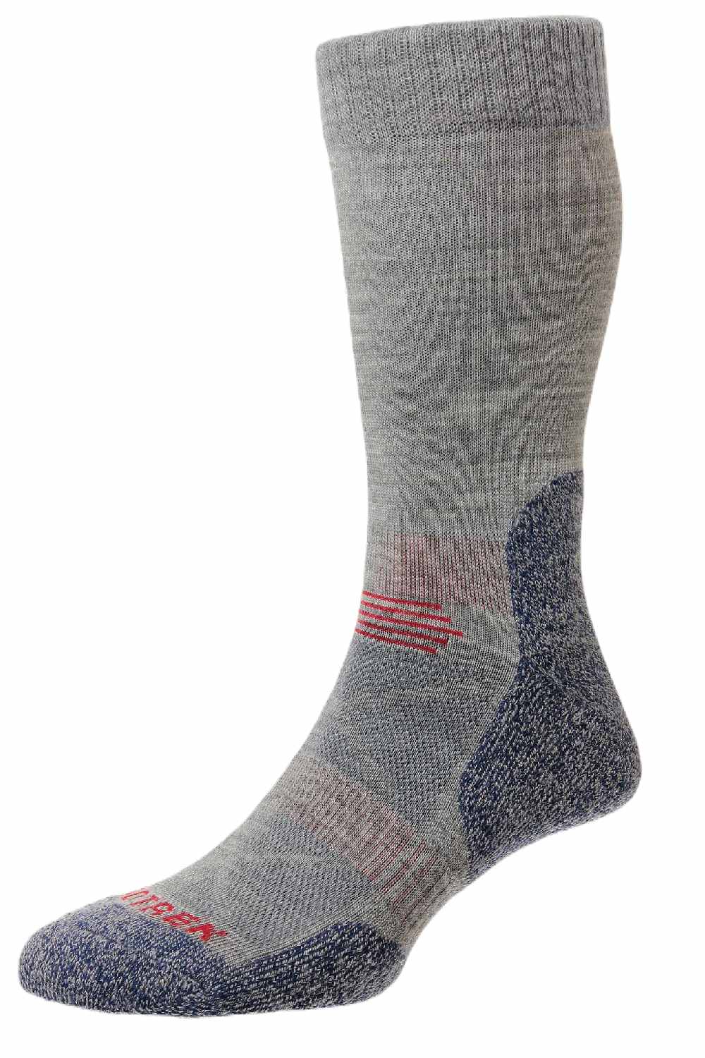 HJ Hall ProTrek Adventure Trek Sock in Grey/Blue 