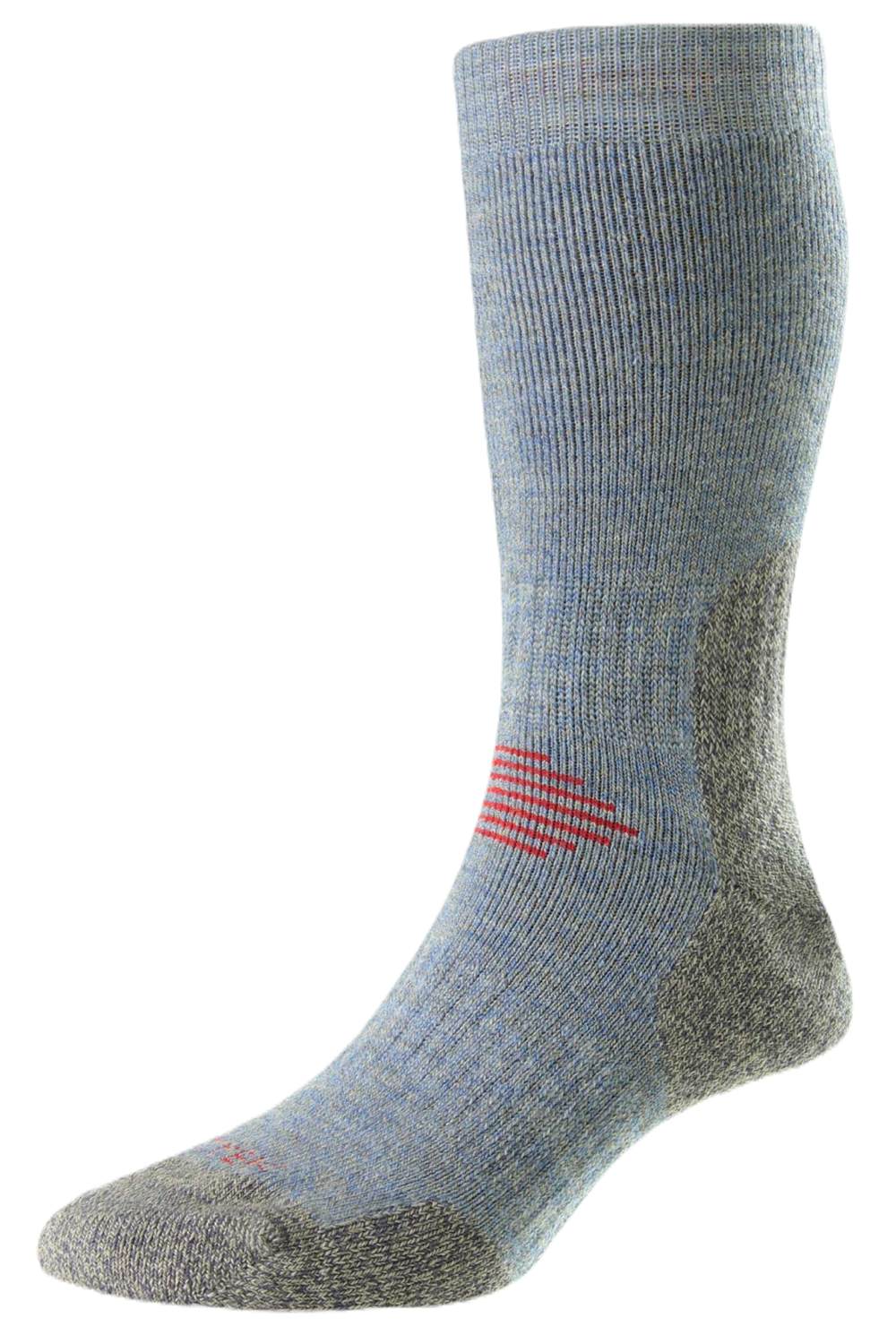 HJ Hall ProTrek Mountain Climb Sock in Denim/Grey 