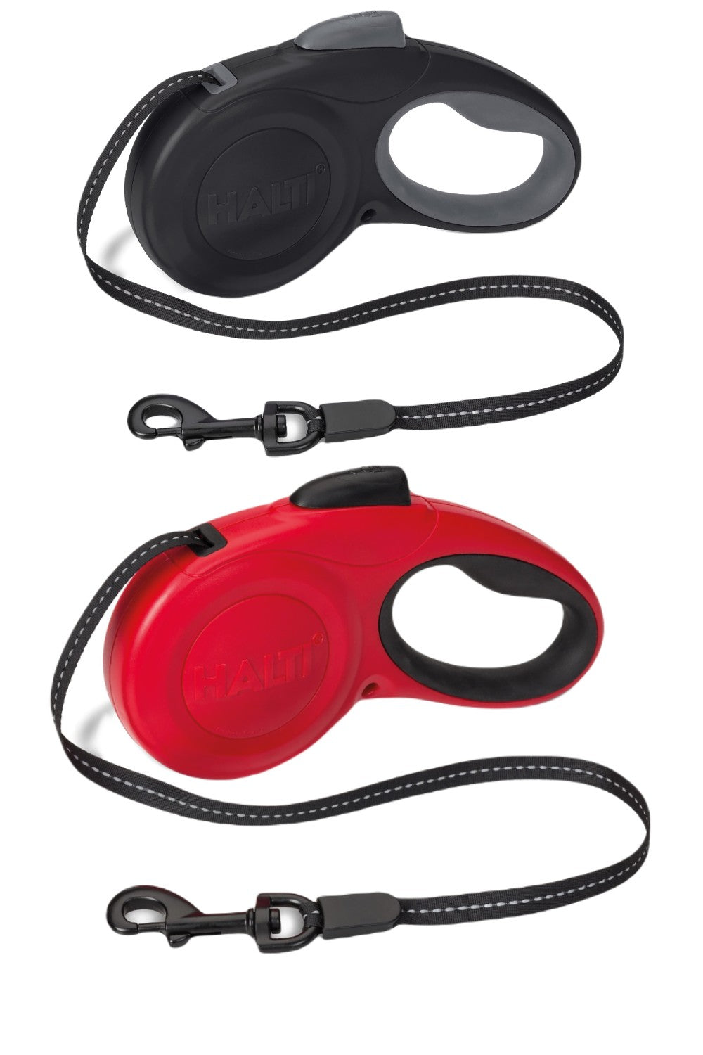 Halti Retractable Lead In Black and Red 