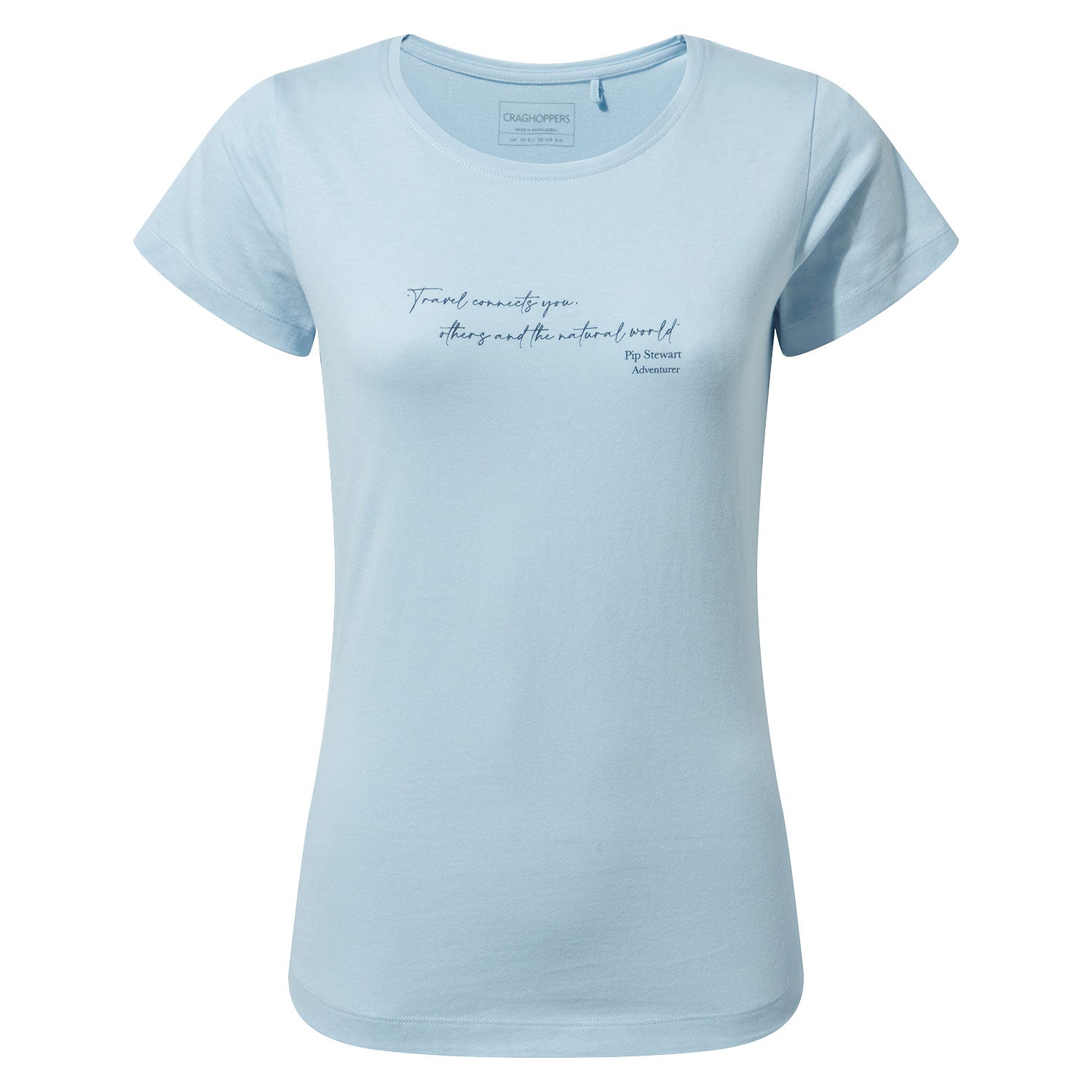 Harbour Blue quote Craghoppers Miri Short Sleeve T-Shirt
