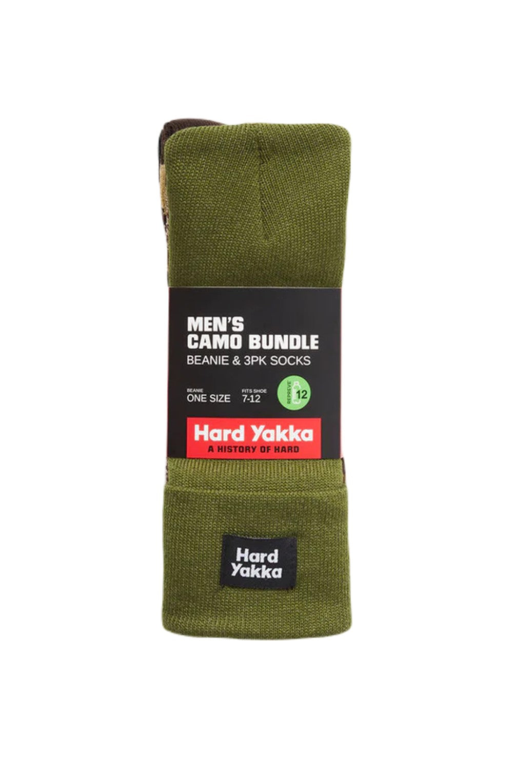 Hard Yakka Crew Sock and Beanie Bundle