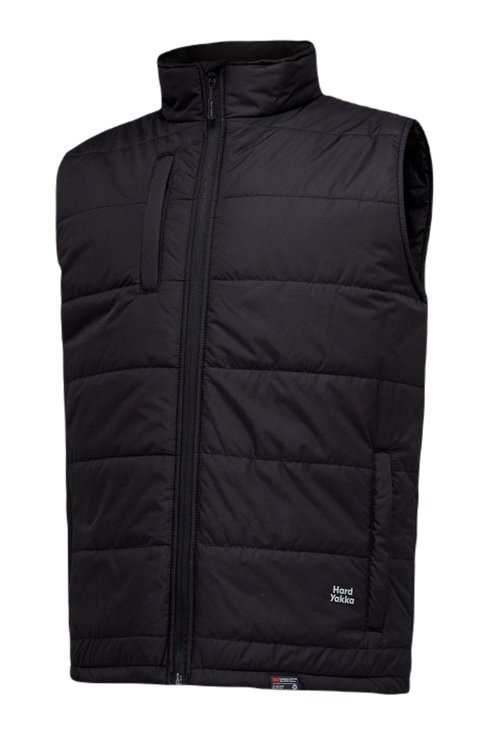 Hard Yakka Mens Puffa 2.0 Gilet in Black