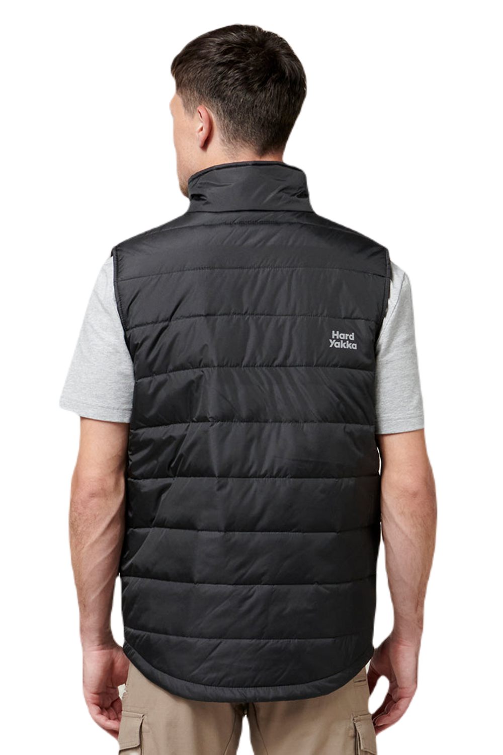 Hard Yakka Mens Puffa 2.0 Gilet in Black