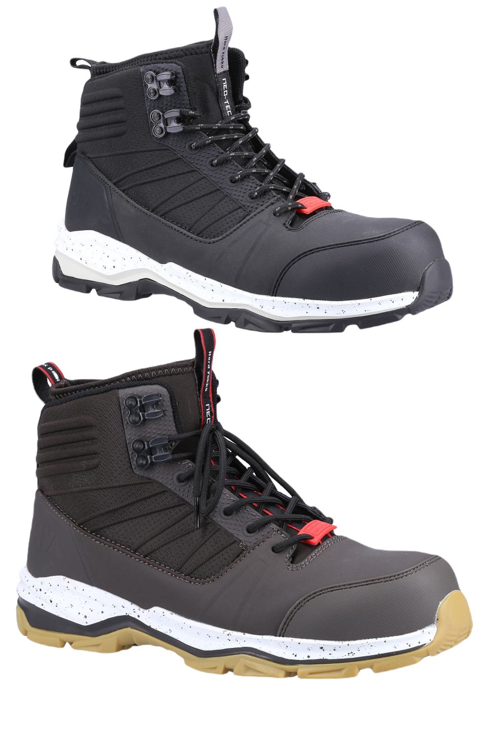 Hard Yakka Neo 2.0 PR Hybrid Side Zip Safety Boot in Black and Moss